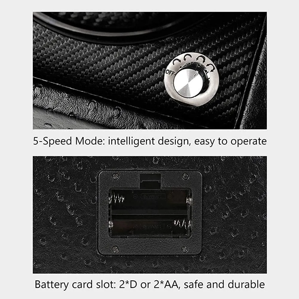 Motor with 5 Rotation Modes suite unpromising derive Wood Shell Watches Storage Display Boxholiday Gift,H Watch Winder (C A) Watch Winder Automatic Watch Winder Box Double Watch Winder Box, Quiet 