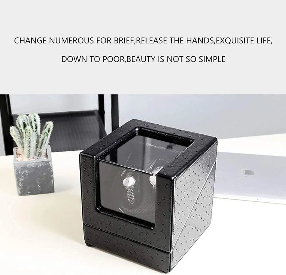 Motor with 5 Rotation Modes suite unpromising derive Wood Shell Watches Storage Display Boxholiday Gift,H Watch Winder (C A) Watch Winder Automatic Watch Winder Box Double Watch Winder Box, Quiet 