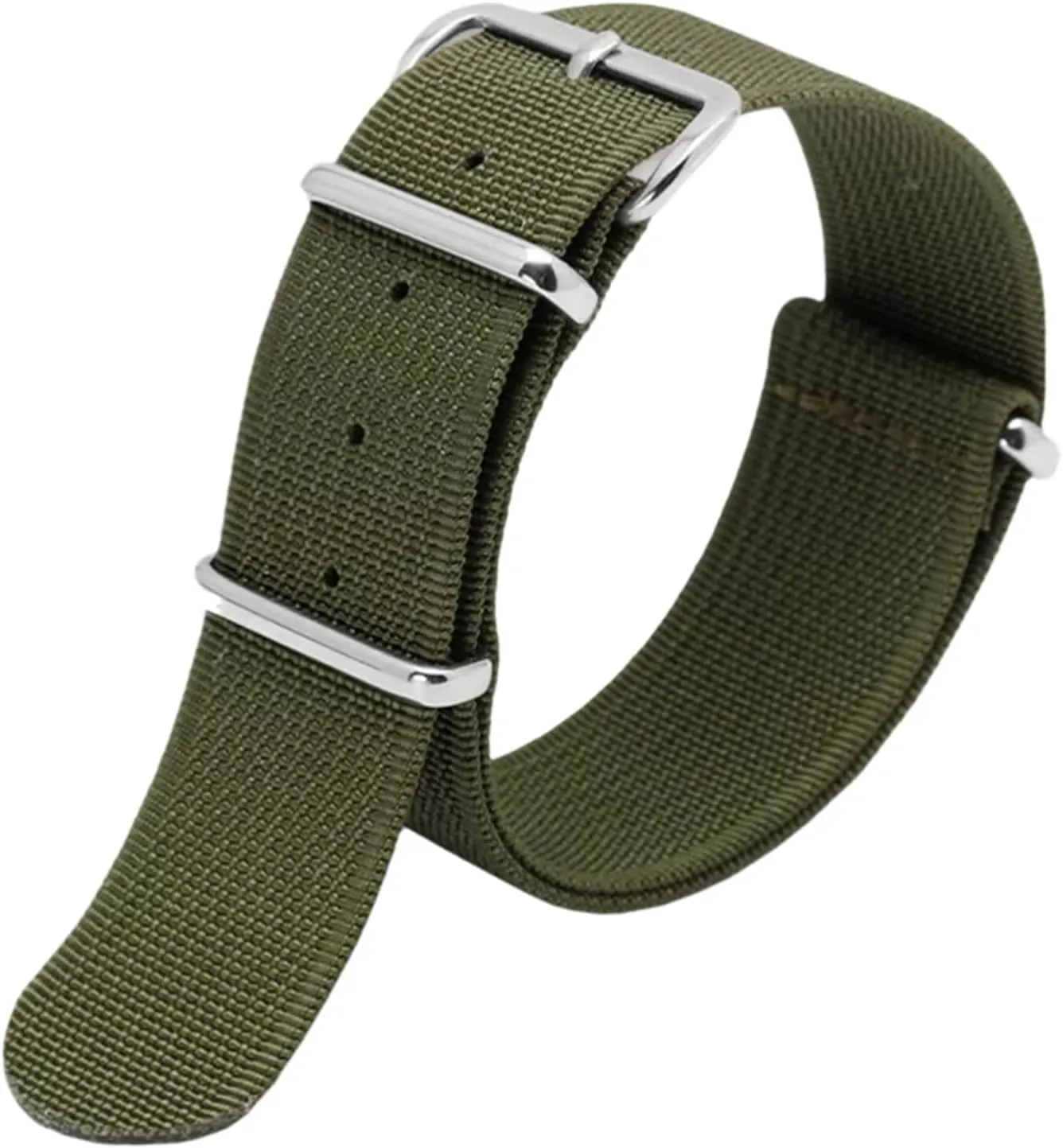 mustard Canada task inextricably lend mimetic High Density Nylon Military Watchband Watch Bracelet for Classic Analogue Watch Smartwatch Bands,Universal Strap,20/22mm Men 