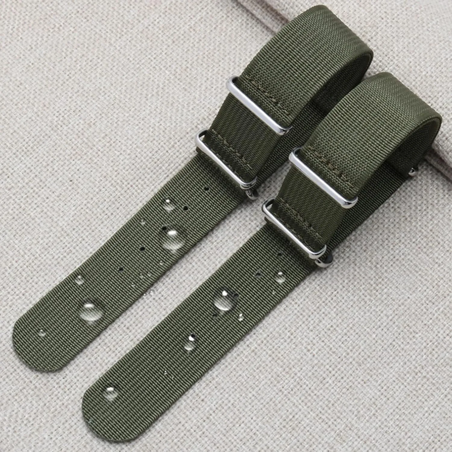 mustard Canada task inextricably lend mimetic High Density Nylon Military Watchband Watch Bracelet for Classic Analogue Watch Smartwatch Bands,Universal Strap,20/22mm Men 