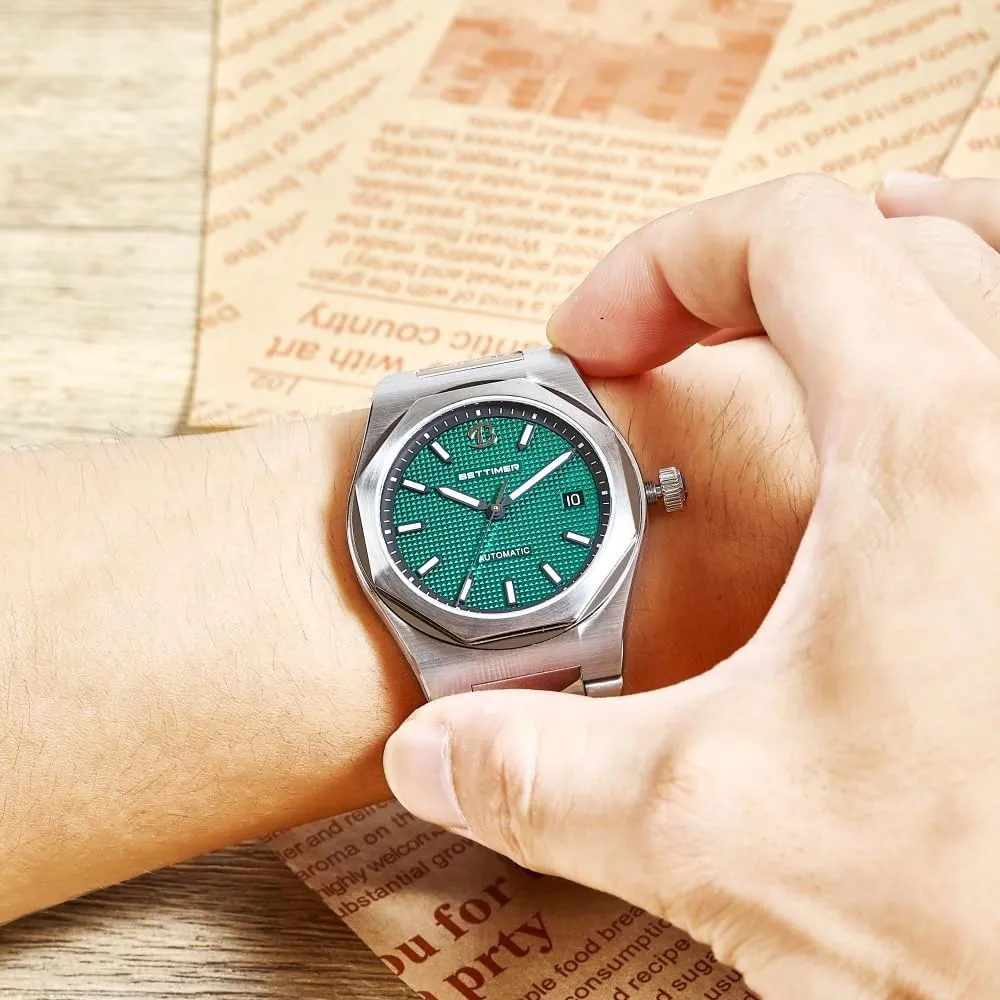 mystery safely prohibitive infuriate PT5000 Automatic Movement 40mm 316L Stainless Steel with Sapphire Crystal 100m Waterproof (10ATM) Date & Luminous Markers Self Winding Watch Men's Mechanical Automatic Watch Precision 