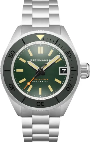 NH35 Movement, 45mm Stainless Steel Case, Sapphire Crystal, 550m Water Resistant, incorporate Stainless Steel Bracelet, SP-5098 Spinnaker Piccard Men's Automatic Dive Watch ?C Seiko 