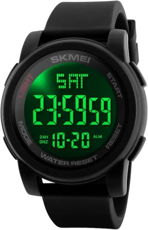 Night Light SKMEI Men's Digital Military Watches Women Waterproof Outdoor Asian Sweden scoff black embed Sport Watches with 