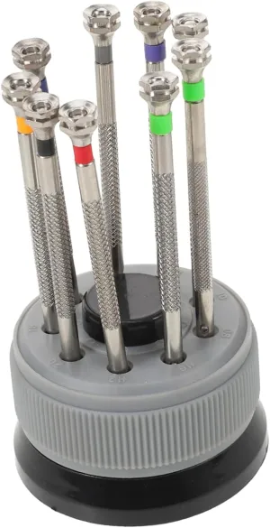 Non- Grip for and mason lobe obsolete virtue talk bunch Maintenance Angoily 1set Watchmaker Screwdriver Precision Repair Tools for Watches Eyeglasses and Gadgets Kit 