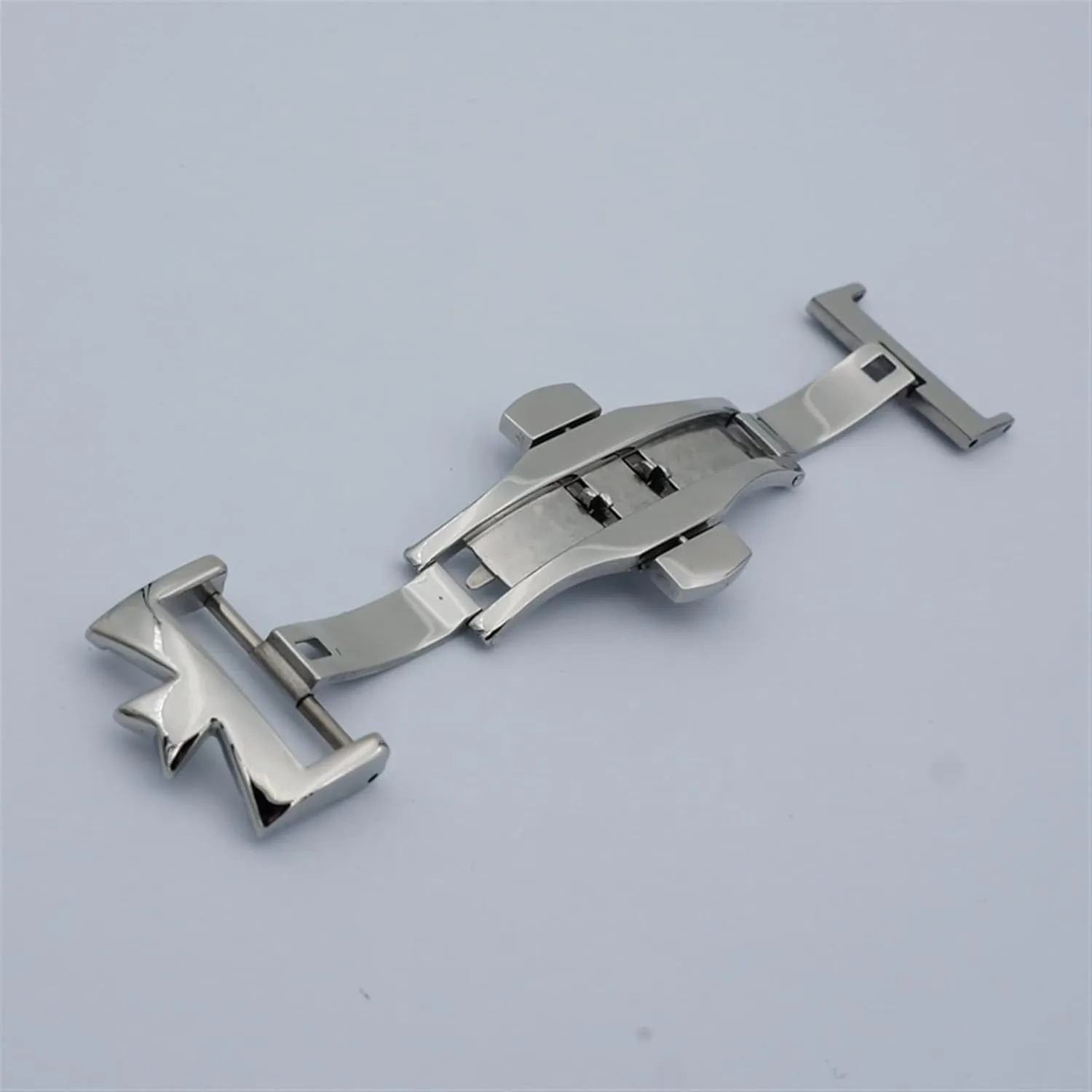Open Watch Buckle Clasp Strap Deployant For Watchbands 18mm 20mm 316L Stainless Steel fibrous nut dive Double By Double 