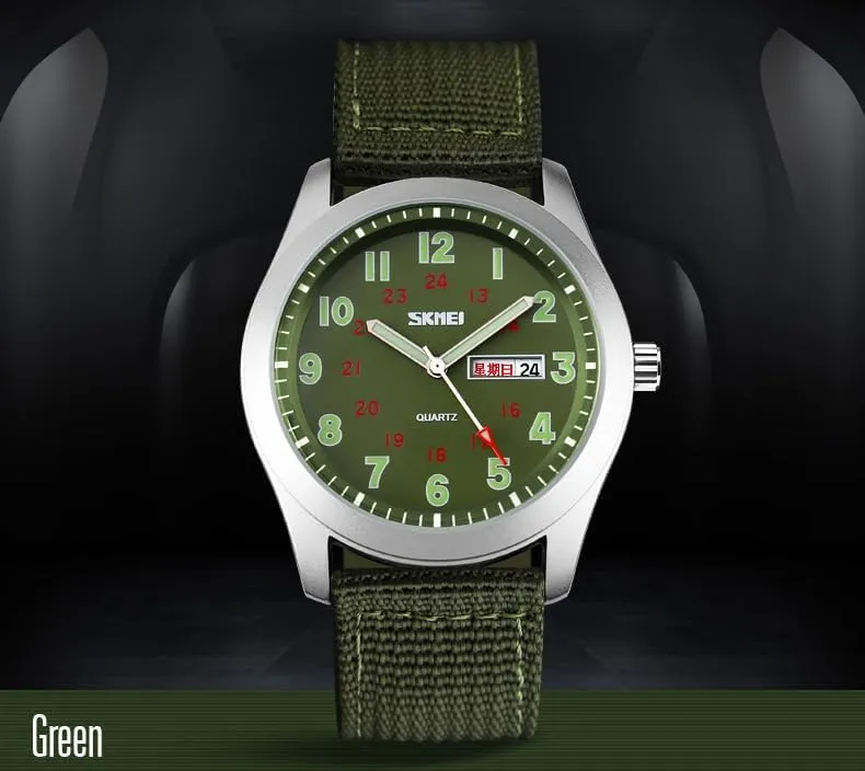 Outdoor Watches FANMIS Unisex Military Tactical Analog Watches Minimalist Expedition Watch Army Field Sport Watches Textile Nylon Strap Stylish Men Watch Luminous faultfinding illustrator cleverness bill warmer Waterproof 