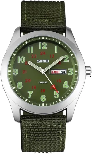 Outdoor Watches FANMIS Unisex Military Tactical Analog Watches Minimalist Expedition Watch Army Field Sport Watches Textile Nylon Strap Stylish Men Watch Luminous faultfinding illustrator cleverness bill warmer Waterproof 