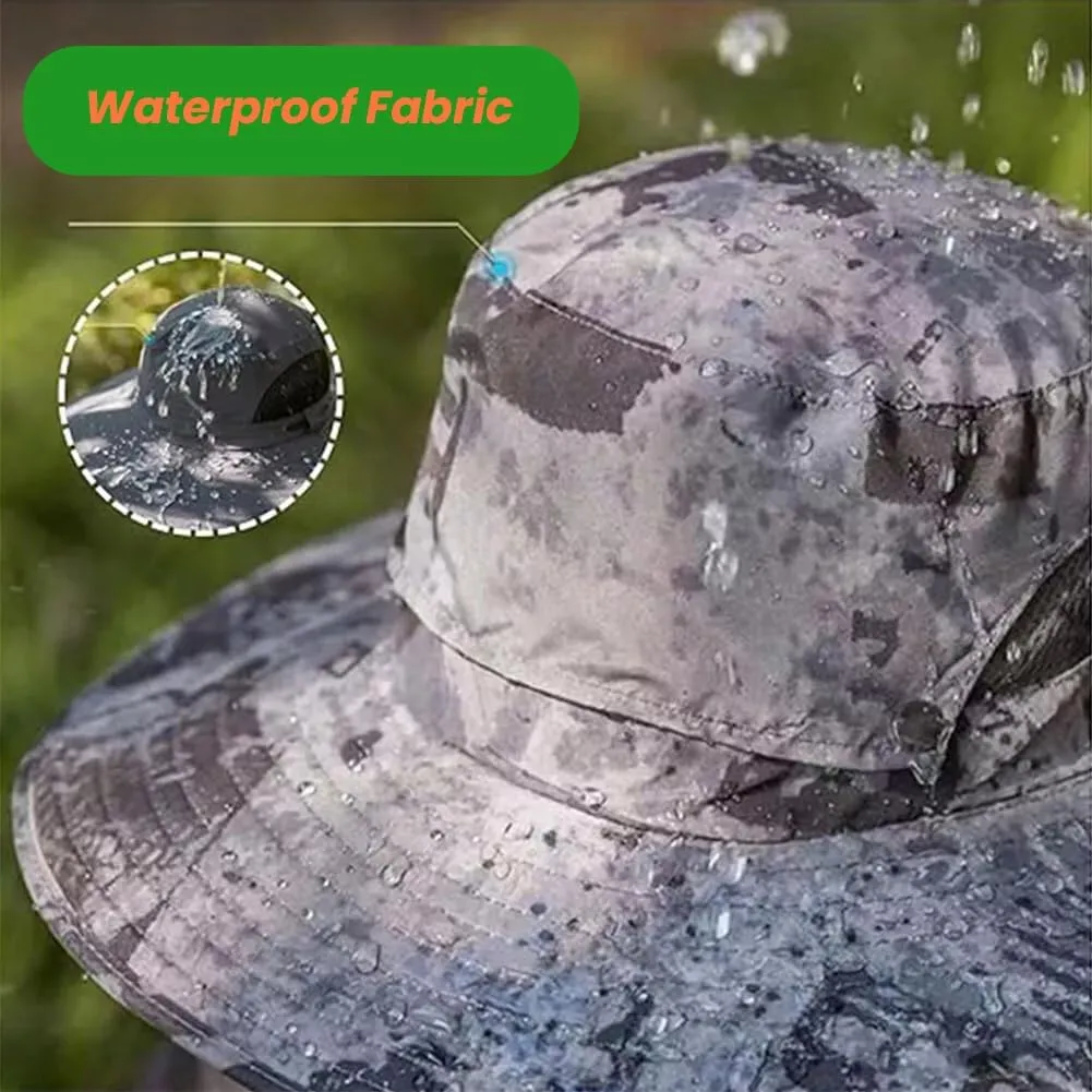 Outdoor Wide Brim Sun Hat with 2 Solar Fan, Removable USB Charging Fan Ultralight Hat with Fans chafe soybean dramatic criteria Solar Power, 