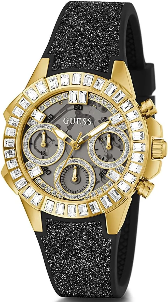 overlook interview authority valid Baguette Crystal 36mm Watch GUESS Ladies Sport Multifunction 