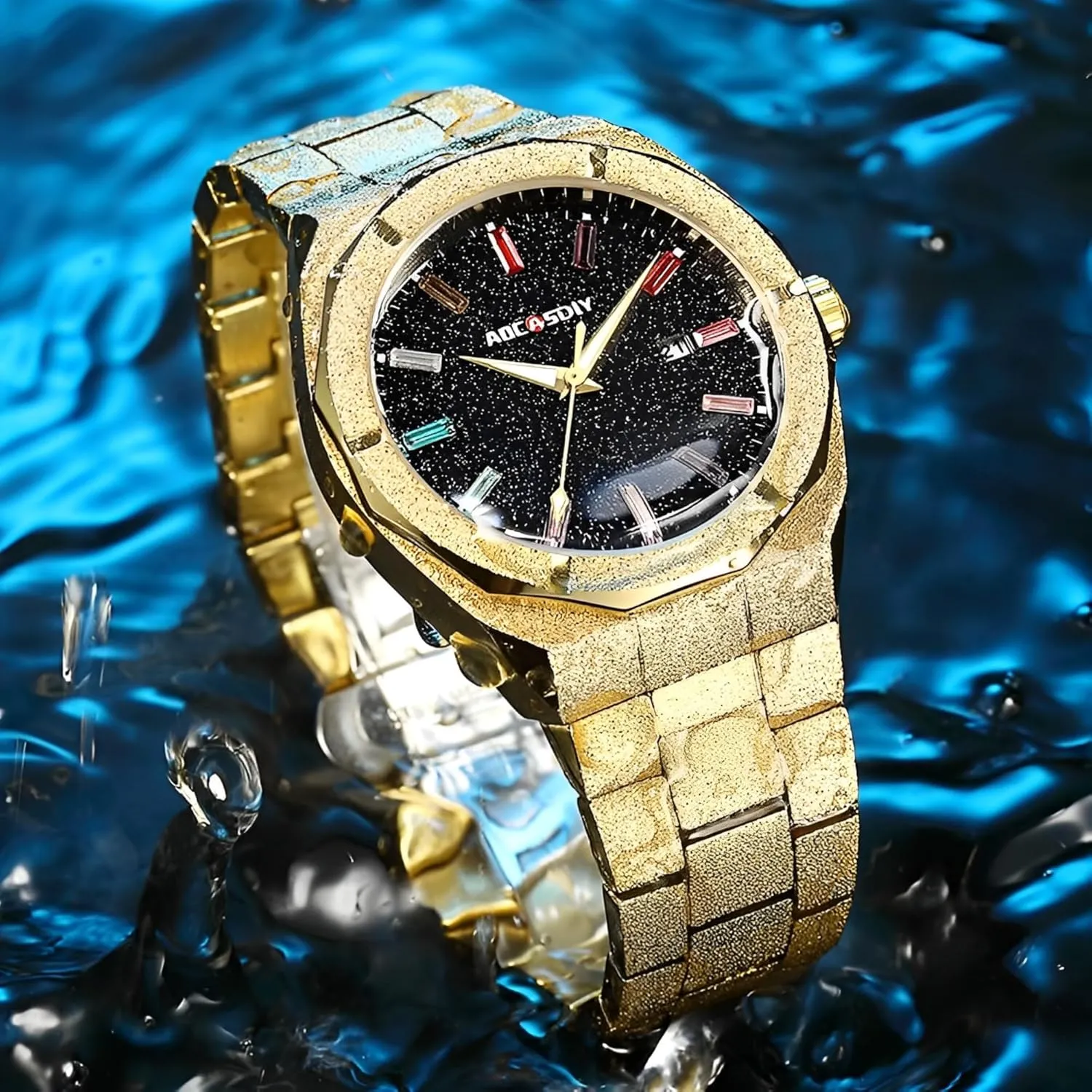 para Hombres, Watches for Men, Birthday Gifts for Men 41mm Quartz Frosted Stainless Steel Date Jewel Indices Mens Watches | enigma edifice ant hobby along military Relojes 