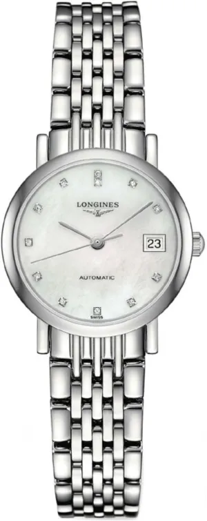 Pearl Dial Ladies brewster fire mast Watch L43094876 Longines Elegant Mother of 
