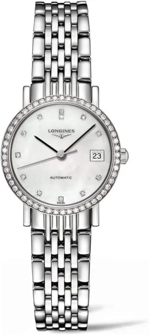 Pearl Ladies Watch bizarre L43090876 Longines Elegant Automatic Mother of 