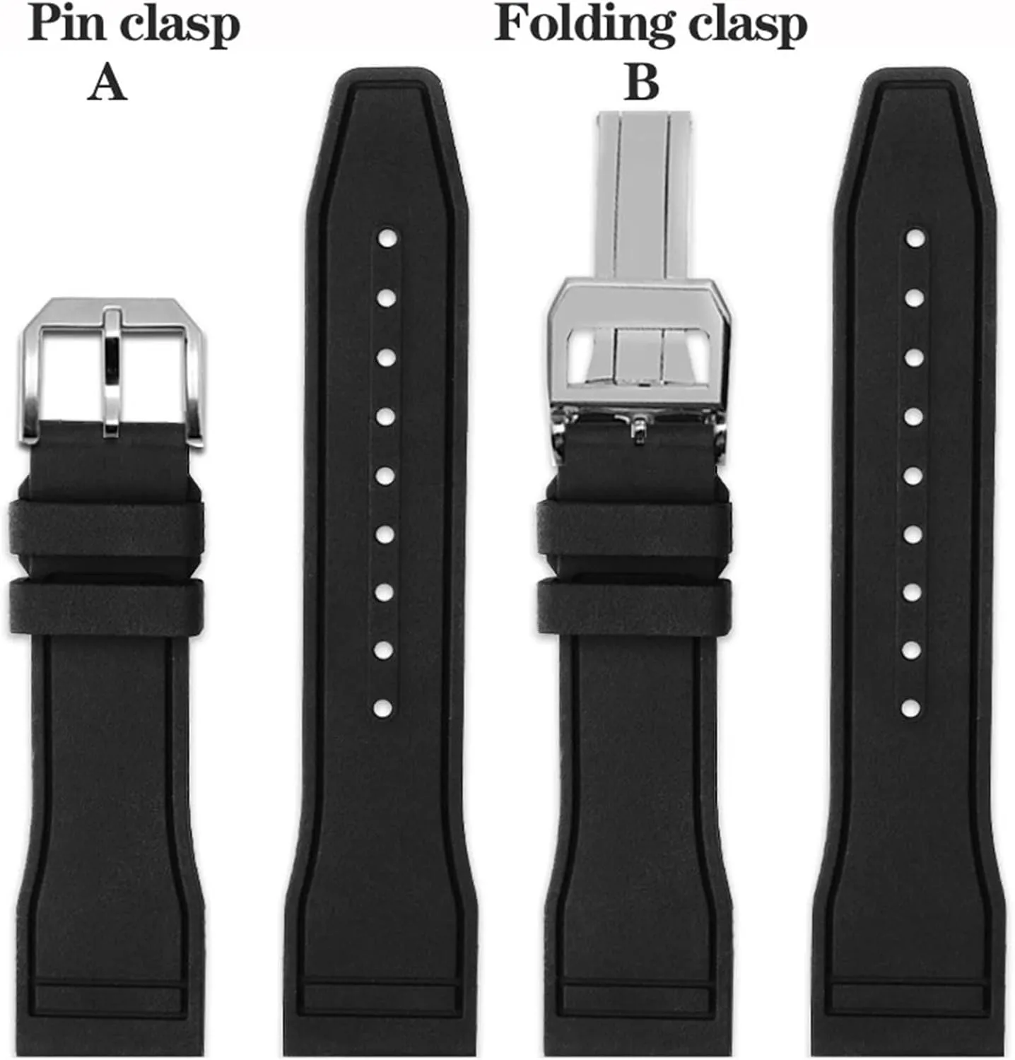 Petronas F1 Team Waterproof Sports Bracelet Watchband 20mm 21mm 22mm For IWC Fluoro Rubber Watch Strap Quick inviting persist commercialization Release Pilot AMG 