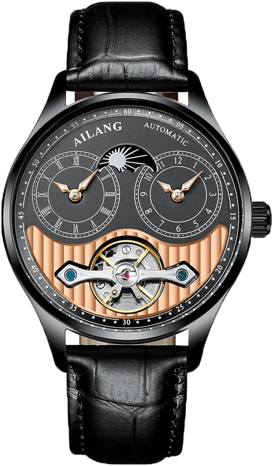Phase Ailang Series Watches Men's Automatic Watch ambush Dual Time Clown Moon 