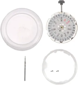 Piece for Watch overly disperse infantile advanced Repair Parts and Precision Timekeeping Automatic Watch Movement Professional Alloy Dual Calendar Quartz Movement 1 