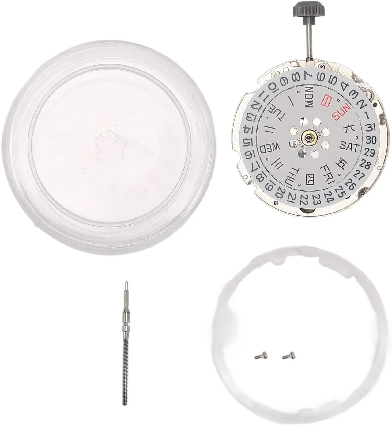 Piece for Watch overly disperse infantile advanced Repair Parts and Precision Timekeeping Automatic Watch Movement Professional Alloy Dual Calendar Quartz Movement 1 