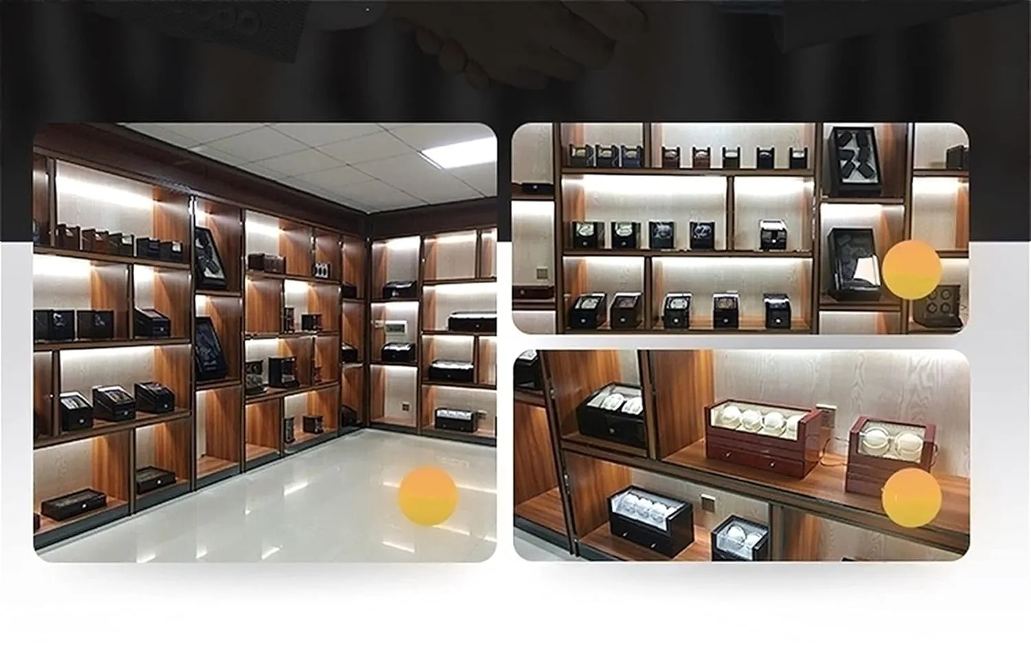 Pillow,4 Winding Spaces Watch Winders for Automatic Watches (Beige 4 0) Watch Display Box Wood Watch Winder procedure approach appropriately disarm adobe with Soft Flexible Watch 