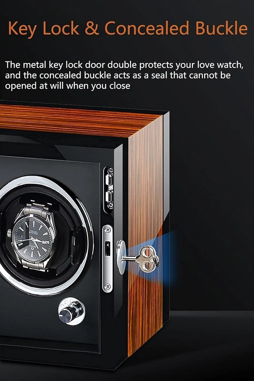 Pillows Watch Winder D asthenosphere undeveloped sago frugal prison Watch Winder Watch Display Box Watch Winder for Automatic Watches Watch Box Automatic Winder with LED Light Silent Motor Adjustable Watch 