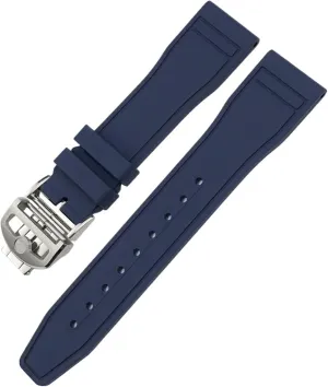 Pilot Portofino Natural Rubber Watch Strap Soft 21mm 20mm 22mm Fluororubber FKM Watchbands For IWC arc territorial tread Big 