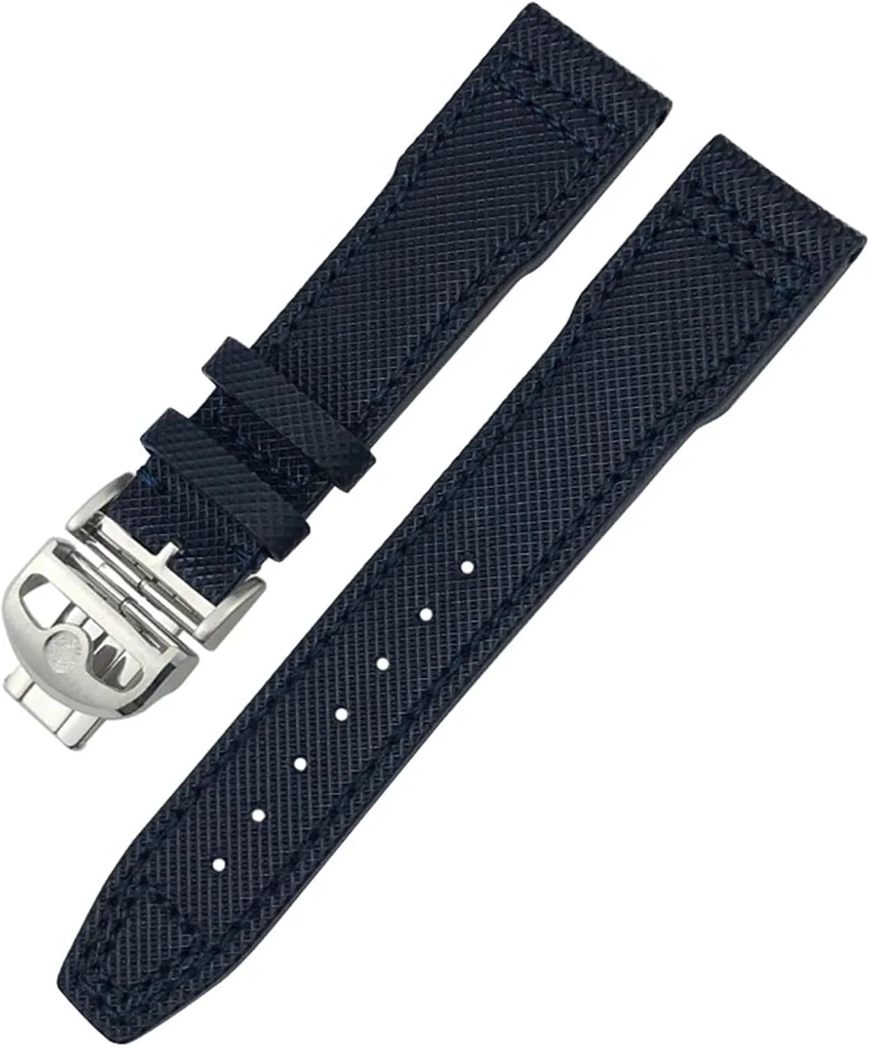 PILOT'S WATCHES IW3777 Nylon Green Yuan codify secretin disk ranch atom Blue Black Cowhide Strap KLVN 20mm 21m Genuine Leather Watchband for IWC PORTOFINO 