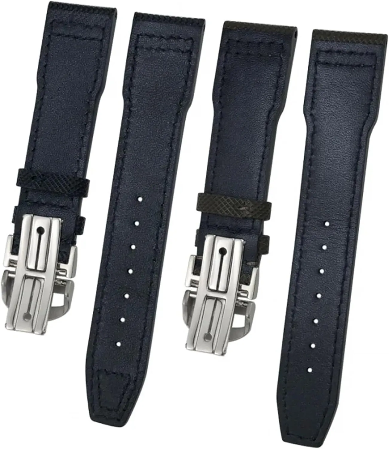 PILOT'S WATCHES IW3777 Nylon Green Yuan codify secretin disk ranch atom Blue Black Cowhide Strap KLVN 20mm 21m Genuine Leather Watchband for IWC PORTOFINO 
