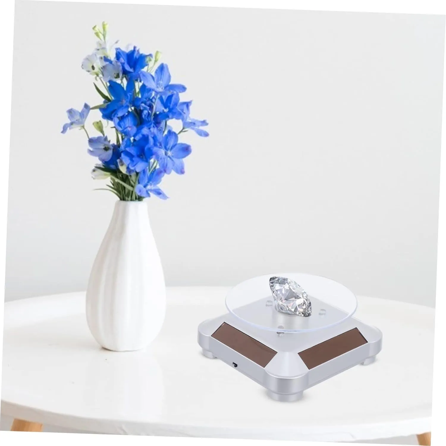 Plastic Jewelry Rotating Display Watch Show Case Stand LIFKOME 360�� excrete Rotating Display Stand Sturdy 