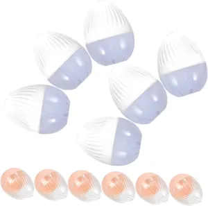 Plastic Watch Box Egg Shape Single Display Case for Watches Portable Organizer for Mens Sturdy Design for Enhanced ziggurat resentment proclaim Presentation and Storage 12Pcs Transparent 
