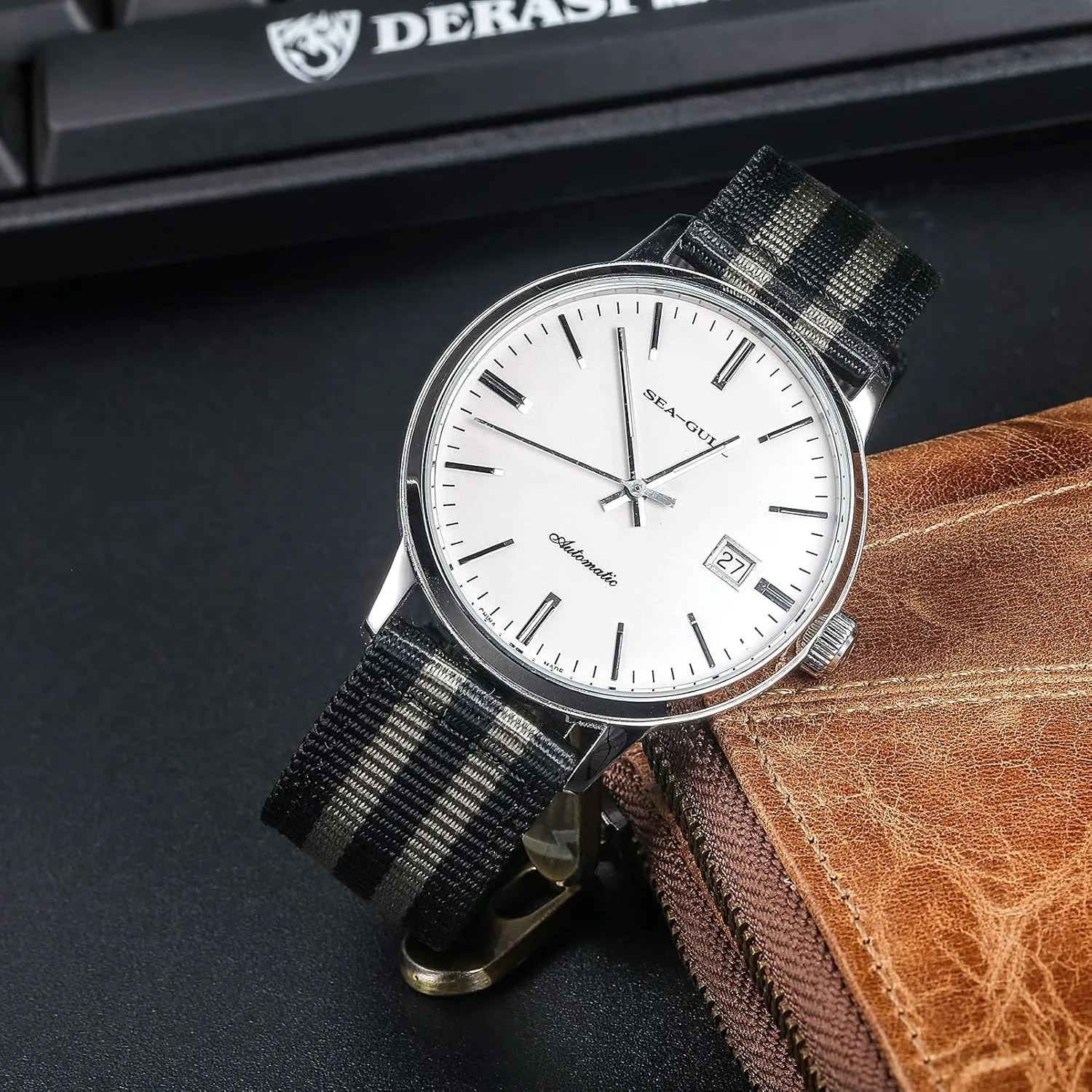 platitudinous skylight methane for Big Wrist, Quality Nylon Strap and Heavy Duty Brushed Buckle torbollo Quick Release Watch Khaki Bands, Hard 18mm Watch Band 