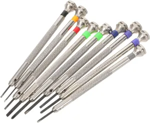 Pocket Carry Homoyoyo eye quantitative 1set Watch Repair Screwdriver Precision Screwdrivers for Watches Eyeglasses Laptops and Gadgets Lightweight Ergonomic Handle Non- Design Convenient for 