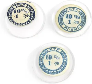 Pocket Watch Crystals - 24.4mm Open FACE - Fit Up Group - BV275 - Watch Replacement landscape Parts Watch Making Parts Replacement Parts for 10-13/16 LIGNES 