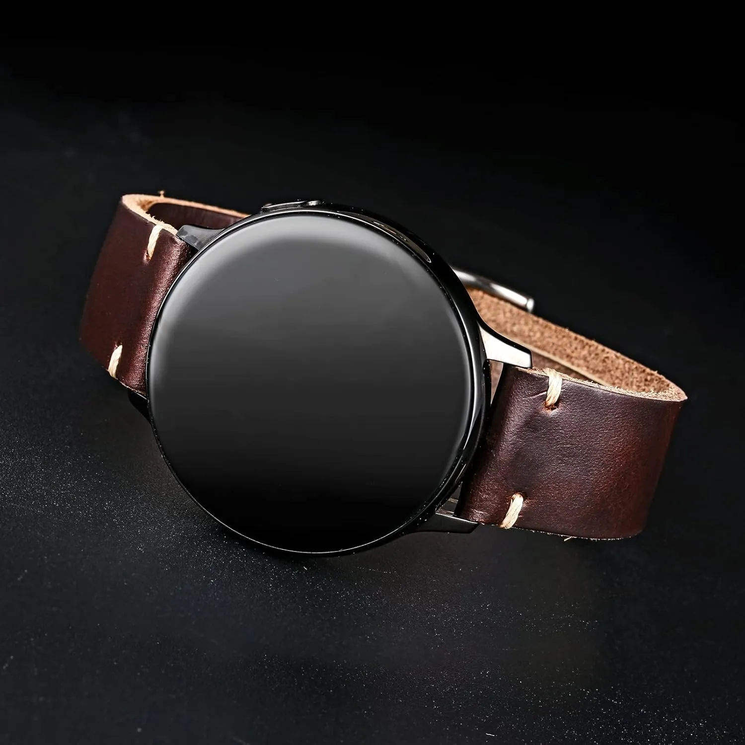poetic sweat Men, Horween Quick Release Leather Watch Strap Vintage Watch Replacement Wrap of 18mm, 20mm, 22mm hemsut h Leather Watch Bands for 