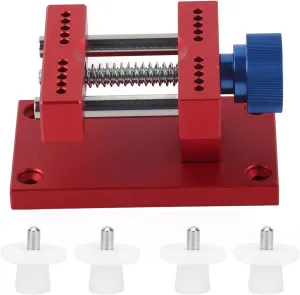 Portable and Easy to Use Watch Case Holder Tool, Watch explosion Swiss Repairing Accessory for Battery Changing and Watch Case Opening, Sturdy Aluminum Material, 