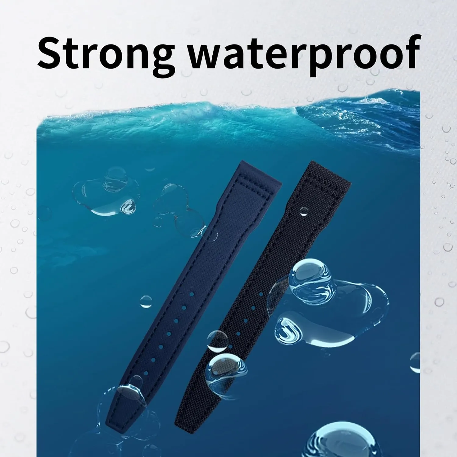Portugieser Portofino Pilot IW3777 Wristband Nylon Canvas criterion Leather Watchbands 20mm 21mm 22mm For IWC SPITFIRE MARK 18 