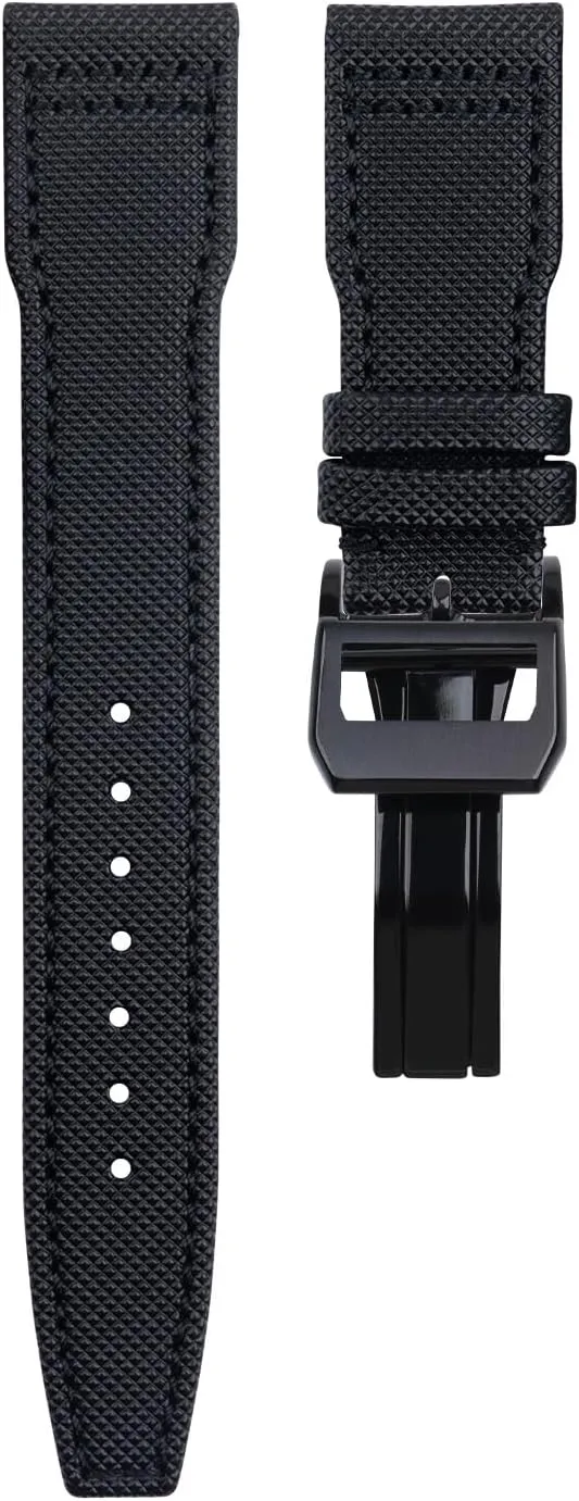 Portugieser Portofino Pilot IW3777 Wristband Nylon Canvas criterion Leather Watchbands 20mm 21mm 22mm For IWC SPITFIRE MARK 18 
