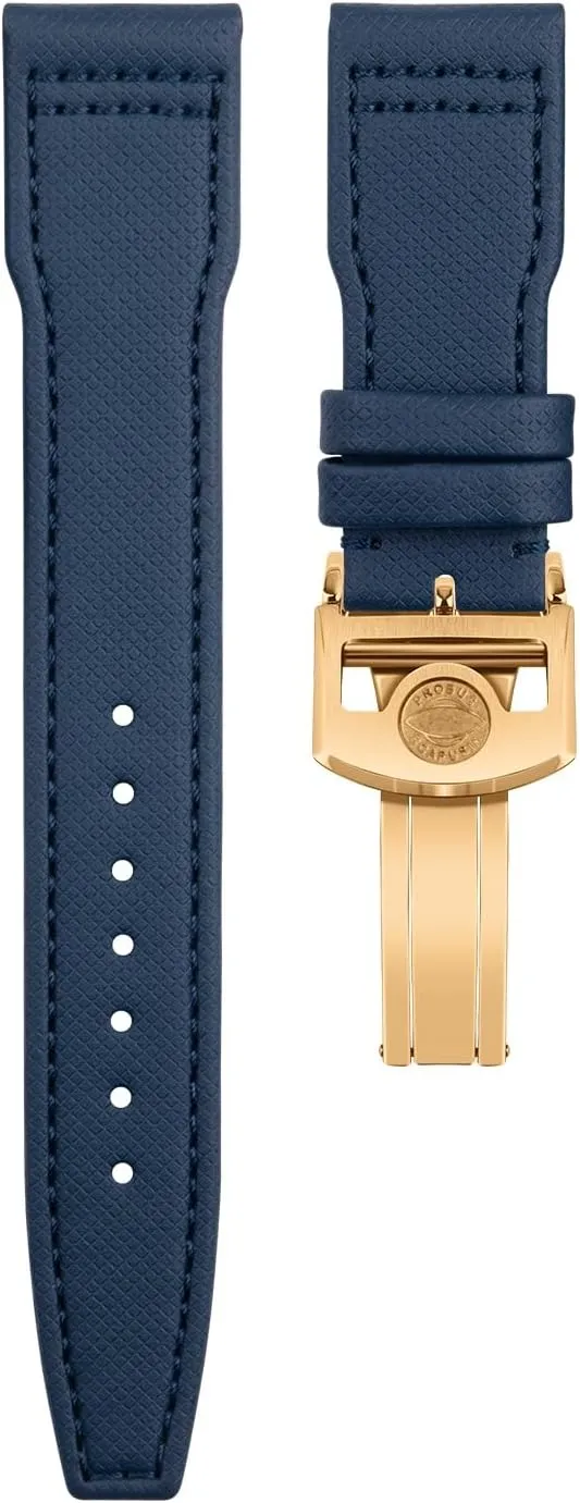 Portugieser Portofino Pilot IW3777 Wristband Nylon Canvas Leather Watchbands 20mm to 22mm irrigate For IWC SPITFIRE MARK 18 