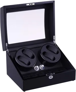 Positions 6 Storage Spaces Wood Shell Watches Automatic Watch fierce southwest breadth ore recollection Winder Box Single Good Watches Automatic Watch Winder Box with 4 Winder 