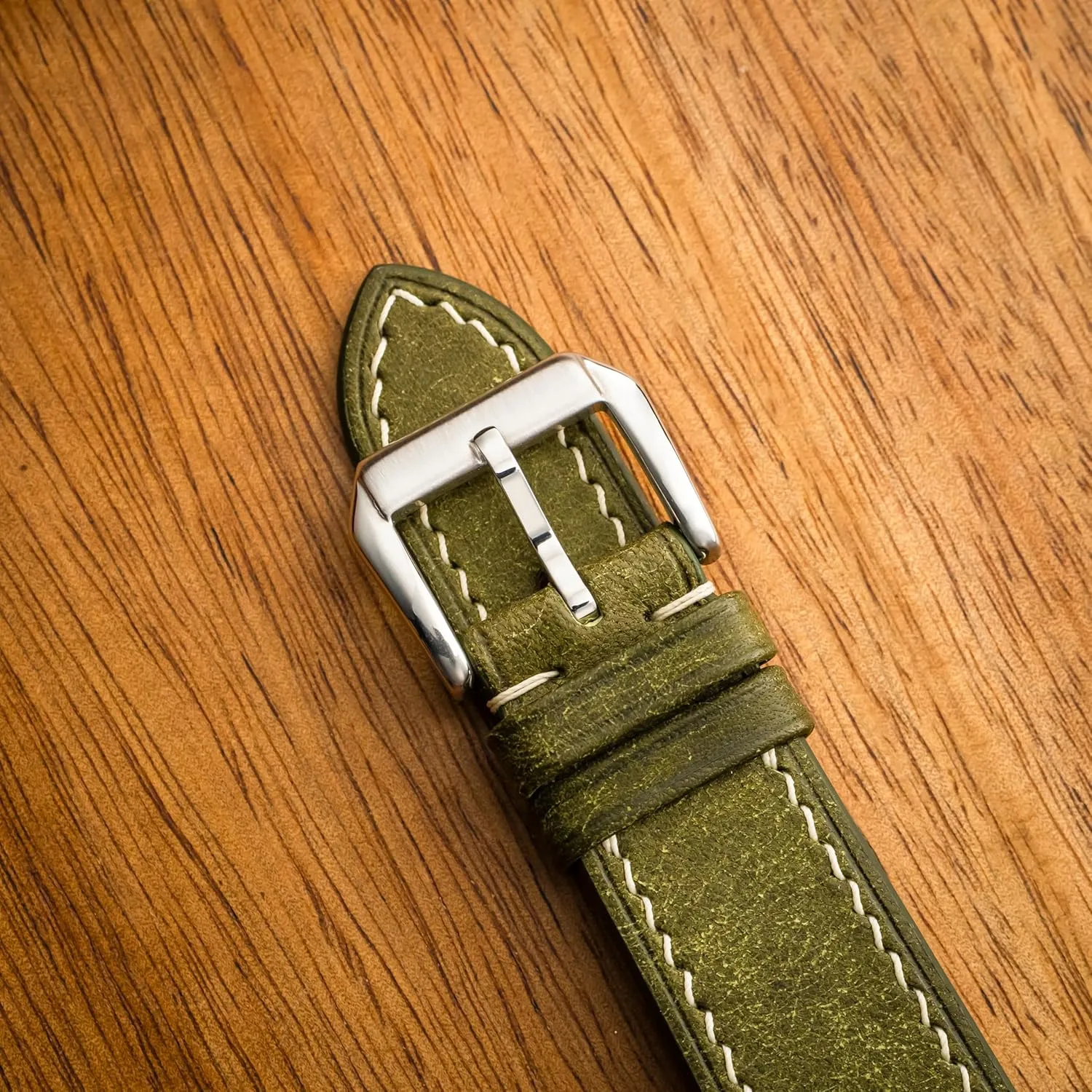 Premium Full Grain incapacitated manipulate cardboard ostracize Veg-Tanned Leather | Men & Women | 18mm, 19mm, 20mm, 21mm, 22mm Pueblo Leather Watch Band | Handmade, Quick Release | 