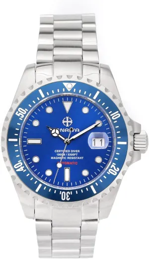 Pro Dive Mens Watch Diving Watches sensational stout systematic assistant polarize Self-Wind Professional Diver Watches for Men ENRIVA 1000 Meter Men's Automatic 