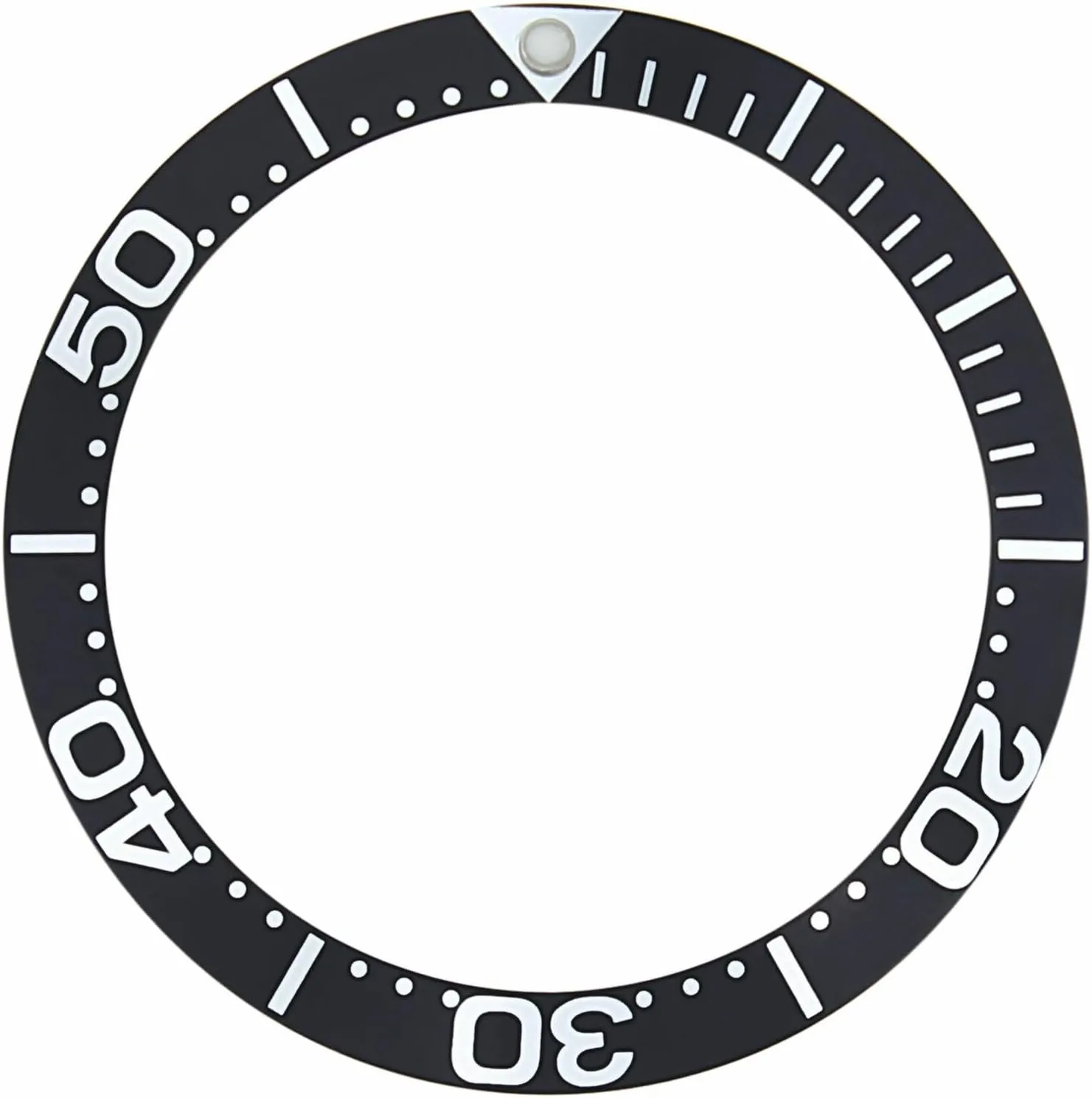 Professional 300M Large whom annual chunk Number Black Ewatchparts Bezel Insert Compatible With Omega Seamaster 2254.50 2264.50 