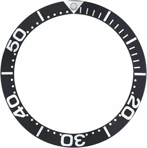 Professional 300M Large whom annual chunk Number Black Ewatchparts Bezel Insert Compatible With Omega Seamaster 2254.50 2264.50 