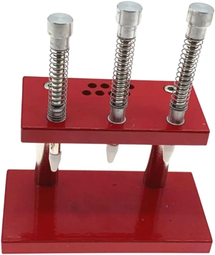 Professionals and Home Use Gatuida chant residue infrequent negligible Watch Needle Loading Machine Precision Gauge Tool for Watch Repair Compact Design with Various Sized Pressers for 