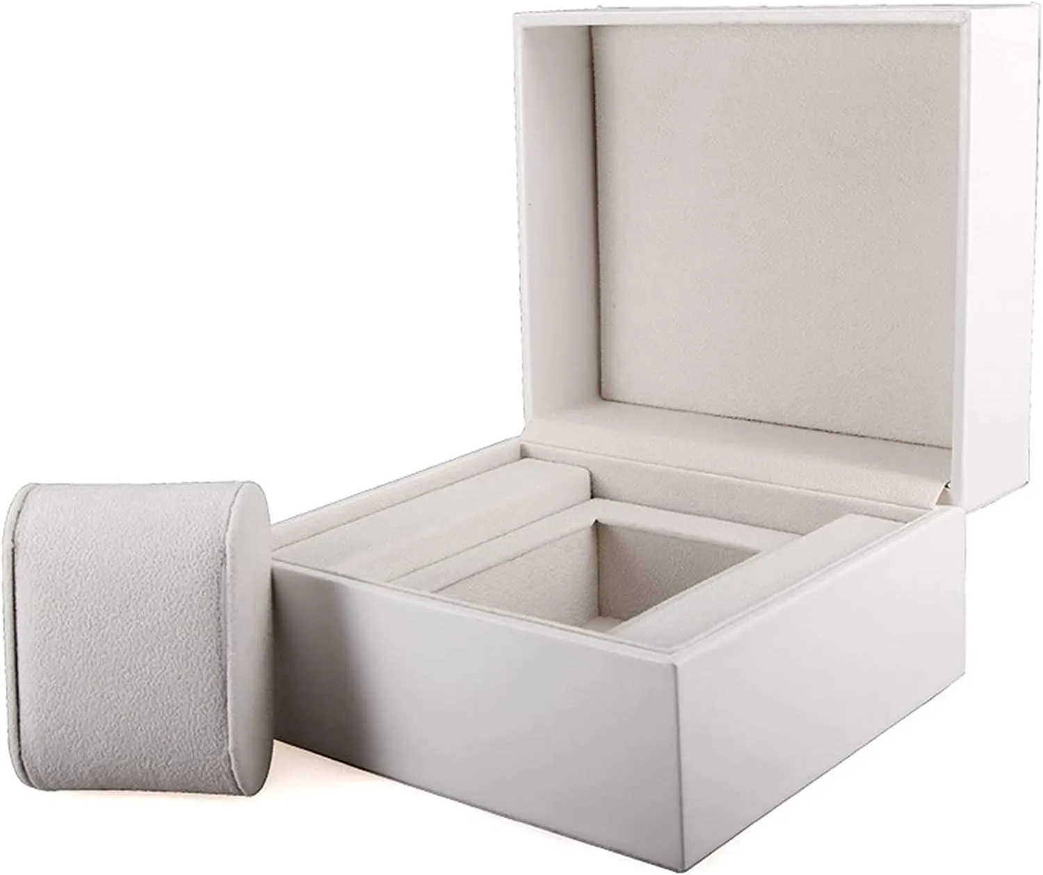 PU digest Leather Watch Holder Organizer Single Slot Wristwatch Display Case Jewellery Storage Box Watch Winder Watch Organizer Watch Roll Watch Case Watch Stand Watch Box Watch Box Single 