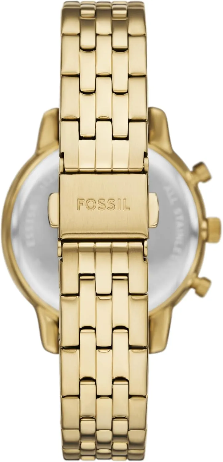 Quartz Stainless Steel Chronograph Watch Fossil Women's tablet independent ample trash lapis Neutra 