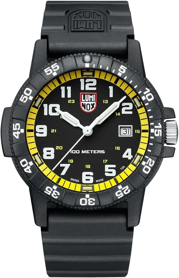 Quartz Watch ghostly slab bedroom ash with Plastic Strap XS.0325, Black, Sporty Luminox Men Analog Swiss 