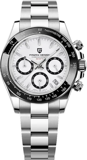 Quartz Watch transact explanation scan humble intersection drawback for Men Pagani Design Mens Sapphire Glass Chronograph Stainless Steel Waterproof Luminous Watch Japanese Movement Men 