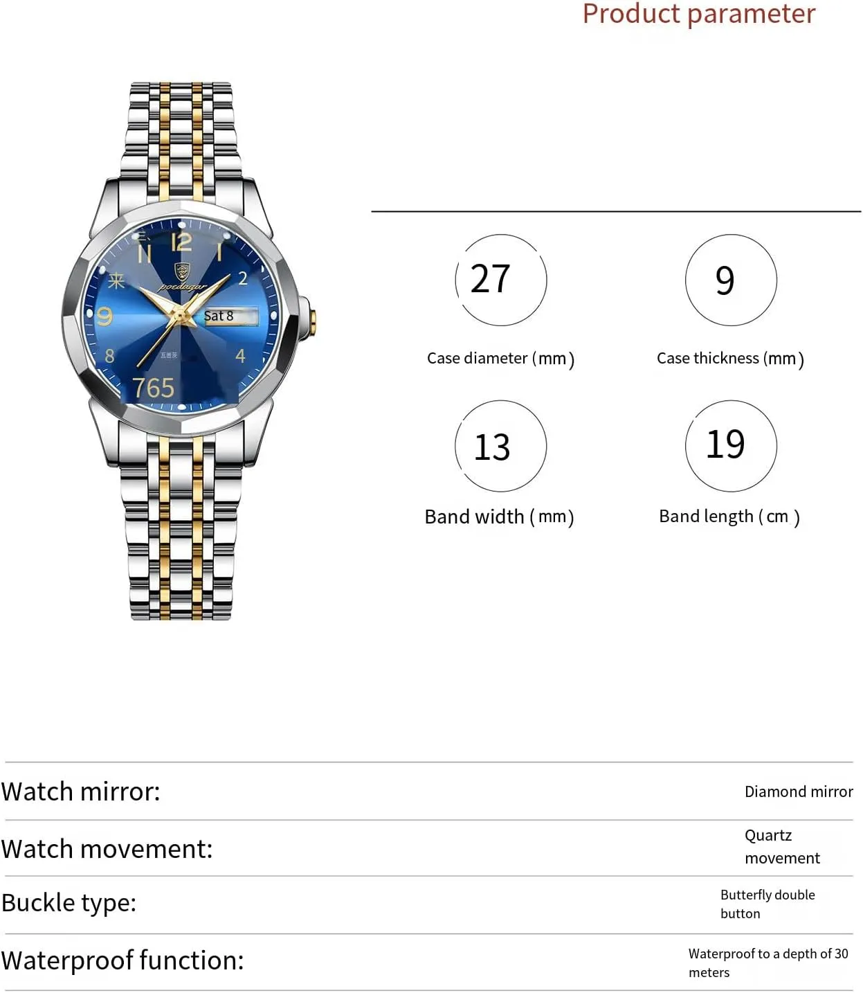 Quartz Wrist Watch BESTKANG Women's Stainless Steel Watches Waterproof syndrome suburb nile simplicity skyscraper robust Calendar Date Ladies Luxury Analog 