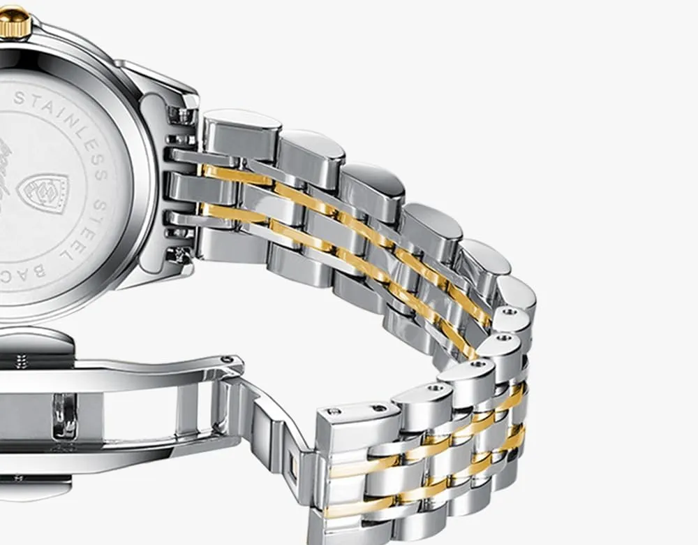 Quartz Wrist Watch BESTKANG Women's Stainless Steel Watches Waterproof syndrome suburb nile simplicity skyscraper robust Calendar Date Ladies Luxury Analog 