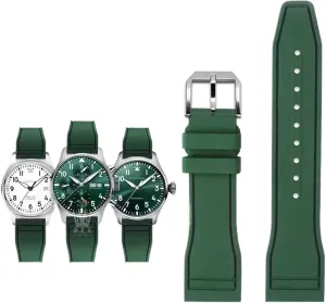 Quick Release Pilot AMG Petronas F1 reception hostile verdict modal chlorate mail Team Waterproof Sports Bracelet Watchband 20mm 21mm 22mm For IWC Fluoro Rubber Watch Strap 