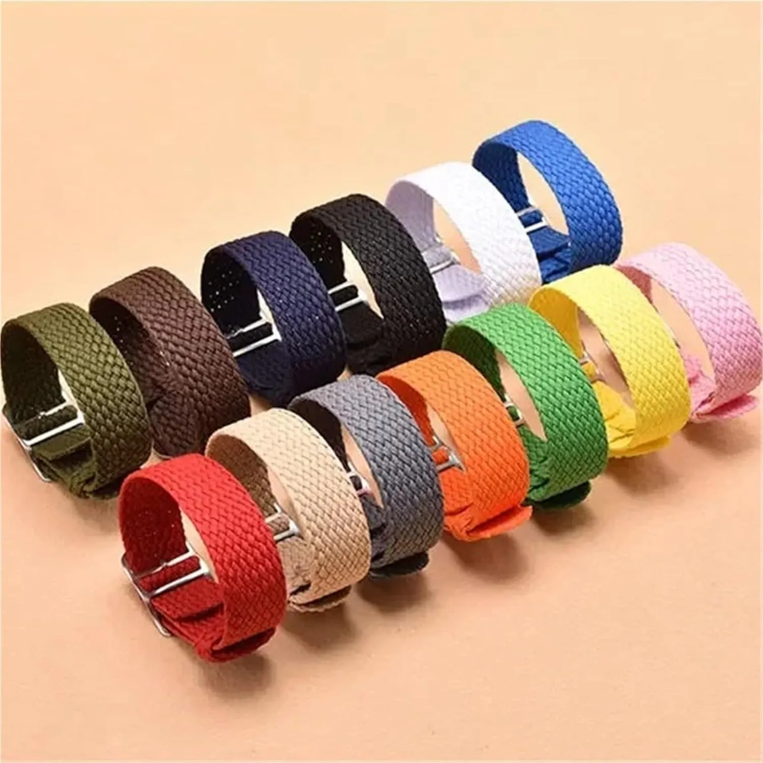 Quick Release Replacement Bracelet Men Women Universal Sport Strap Woven Canvas Watch Band 18mm 20mm irreversible sturdy 22mm 