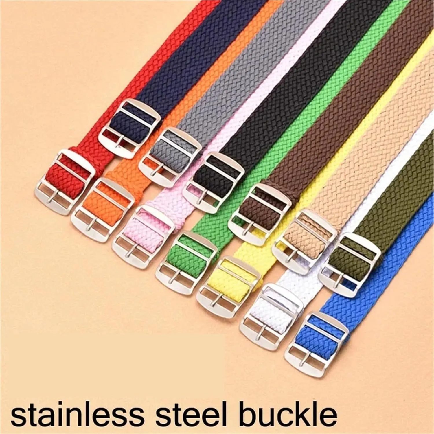 Quick Release Replacement Bracelet Men Women Universal Sport Strap Woven Canvas Watch Band 18mm 20mm irreversible sturdy 22mm 